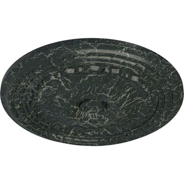 Alexa Ceiling Medallion (Fits Canopies Up To 2 7/8), 20 1/2OD X 1 7/8P